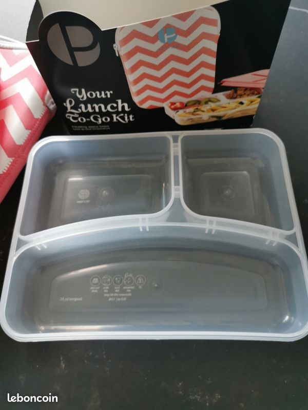 NEUVE, lunch box 3 compartiments, sac isotherme (image 6)