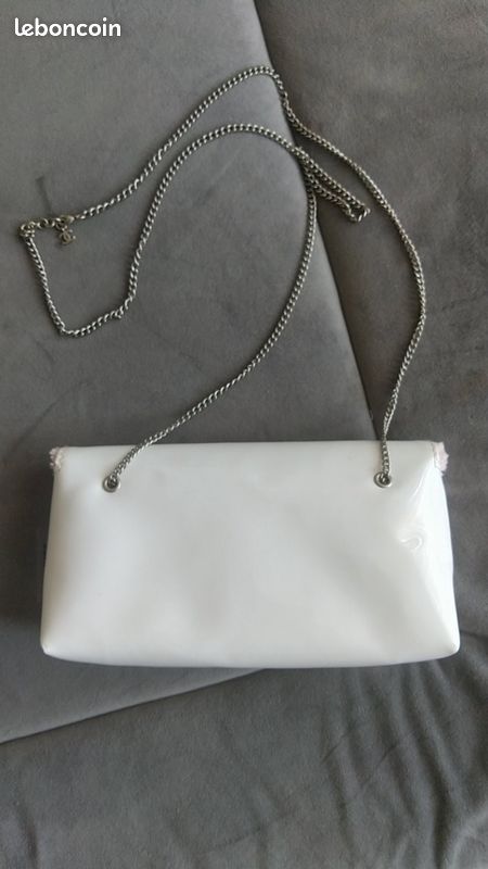 Sac a bandoulière cuir vernis chanel (image 4)