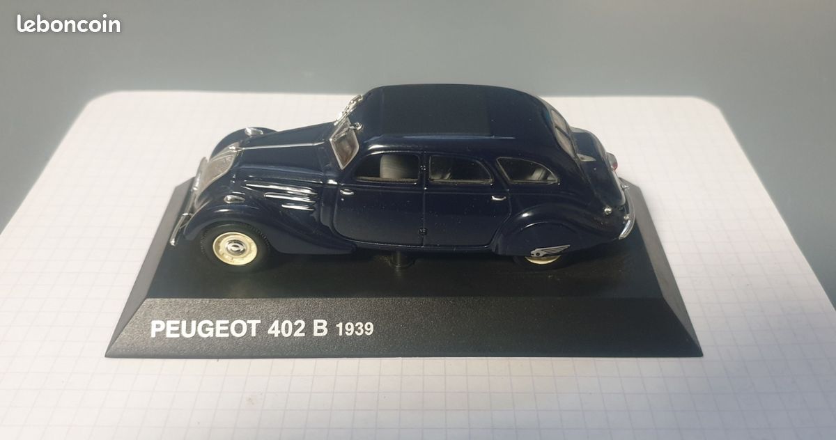 Dubray N°4 Peugeot 402B 1938 Pompiers De Lyon – 1/43 – Neuf En Boîte RARE
