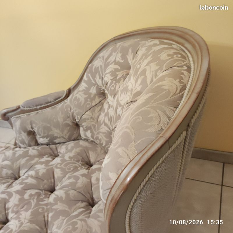 Méridienne de style Régence Louis XV «canapé» (image 4)