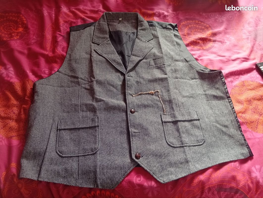 Gilet de costume taille xxxl neuf jamais porté (image 2)