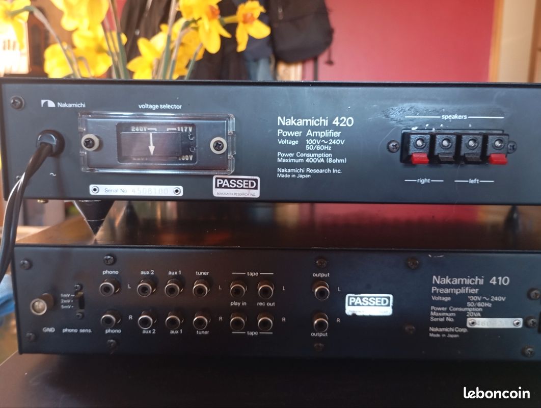 Ensemble audiophile NAKAMICHI Cd, Amplificateur, pré amplificateur (image 7)