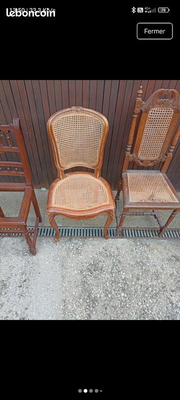 Lot de 7 chaises à restaurer (image 2)