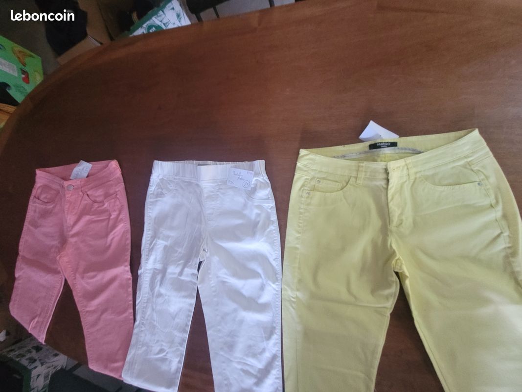 Lot de 3 pantalons taille S (image 2)