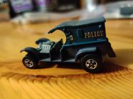 Hot Wheels - Loop Star - Voiture de course bleu - Police - Looping - Van Mattel