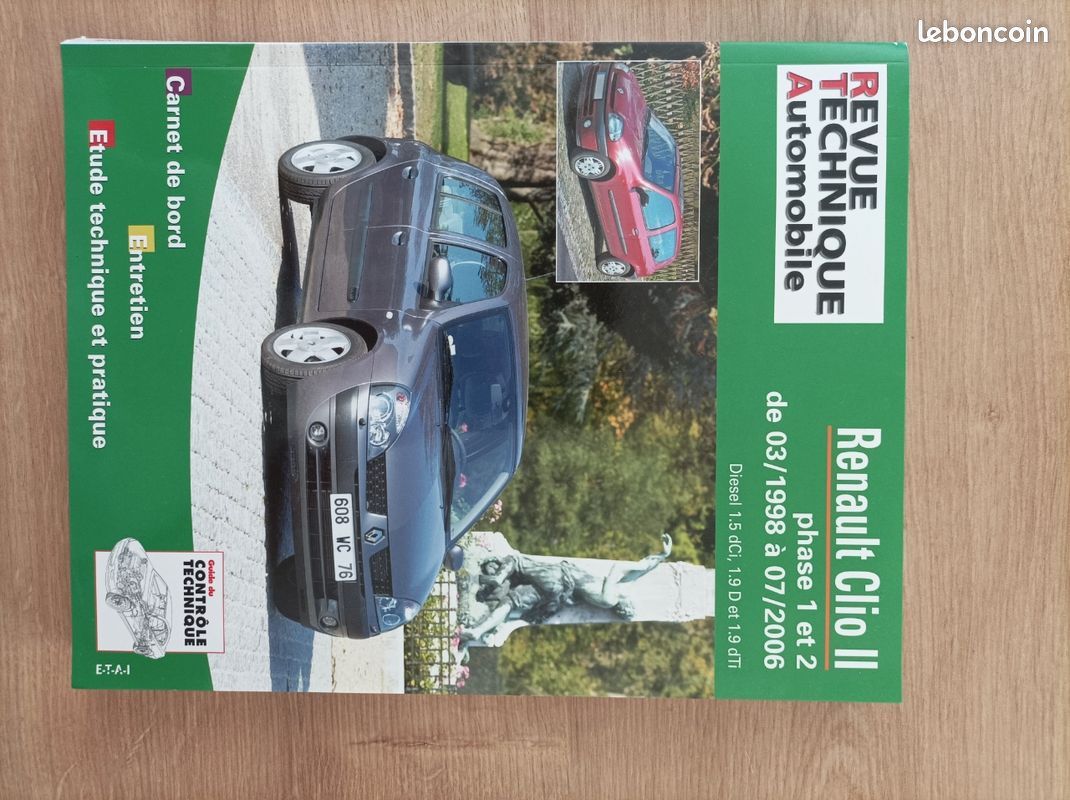 RTA Renault clio 2 diesel, phase 1 et 2 1998-2006 (image 1)