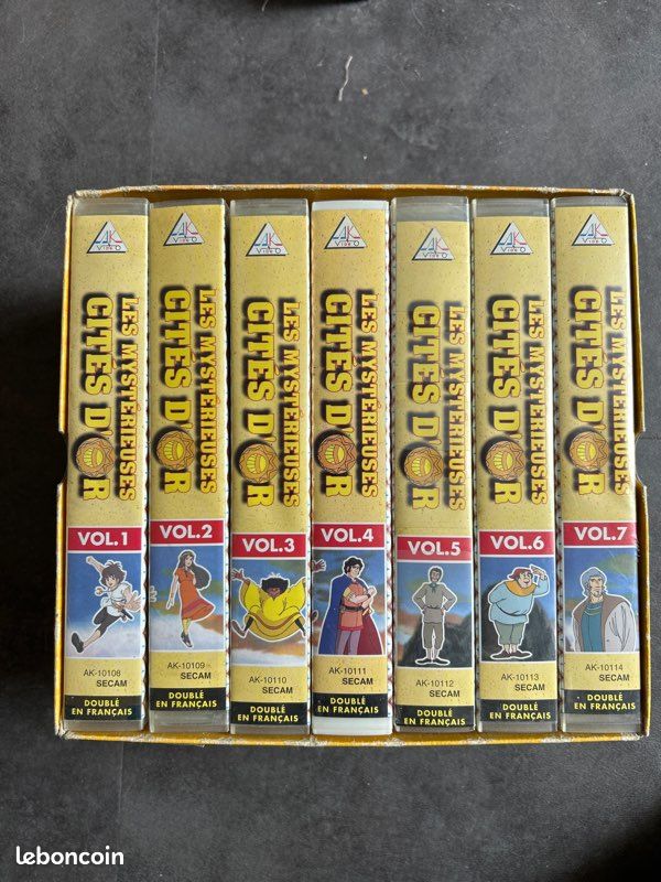 Coffret de cassettes l’intégrale, les mystérieuses cités d’or (image 3)