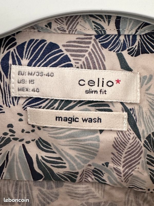Chemise manches longues homme Celio M - Neuf (image 5)