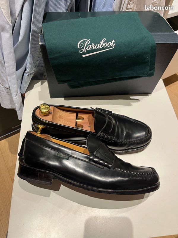 Paraboot mocassins Columbia noirs T43 (image 2)
