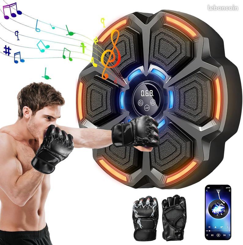 Machine de boxe musicale intelligente - Machine boxe connectée