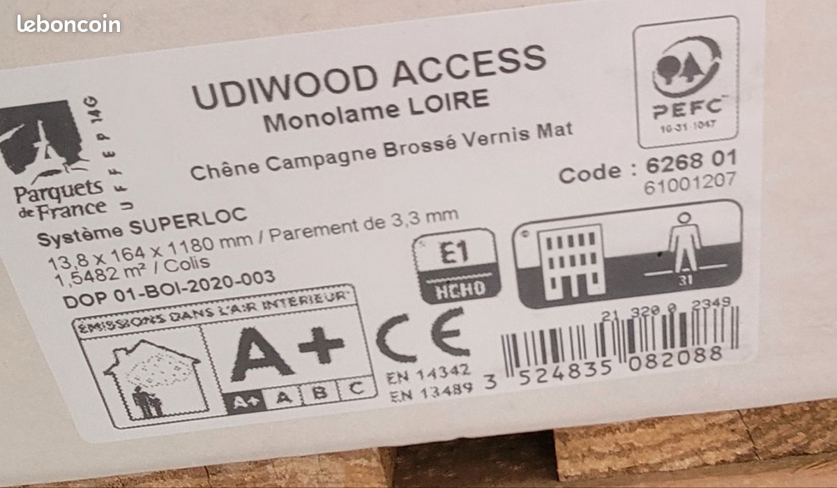 Parquet chêne campagne brossé vernis mat (image 2)
