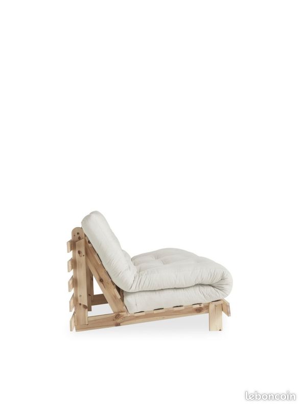 Canapé convertible futon La Redoute écru (image 5)