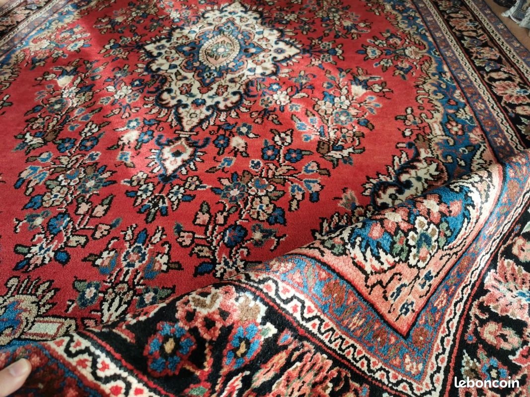 305×207cm NEUF / GRAND TAPIS PERSAN FAIT MAIN LAINE TAPIS D'IRAN TAPIS D'ORIENT (image 5)