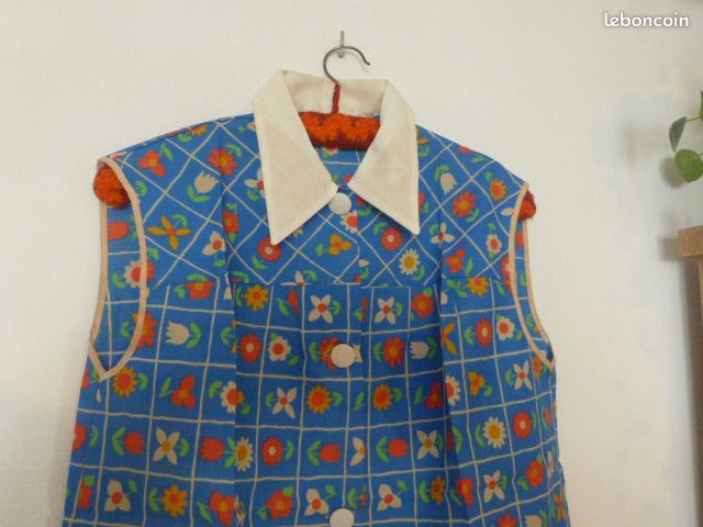 🌟 Robe vintage "SERMO" - Neuve ( ancien stock) - Taille 44 - Made in France 🇫🇷 (image 3)