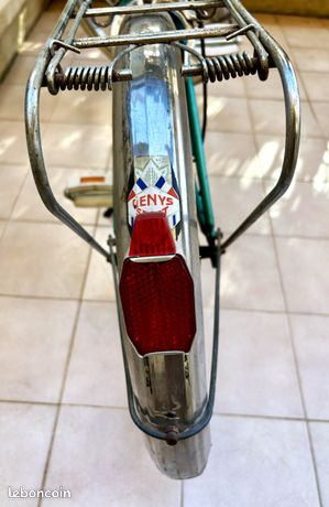 Vélo Pliant Vintage Denys-Sport Armentières - Vert, Acier, 1 Vitesse - Entièrement Révisé