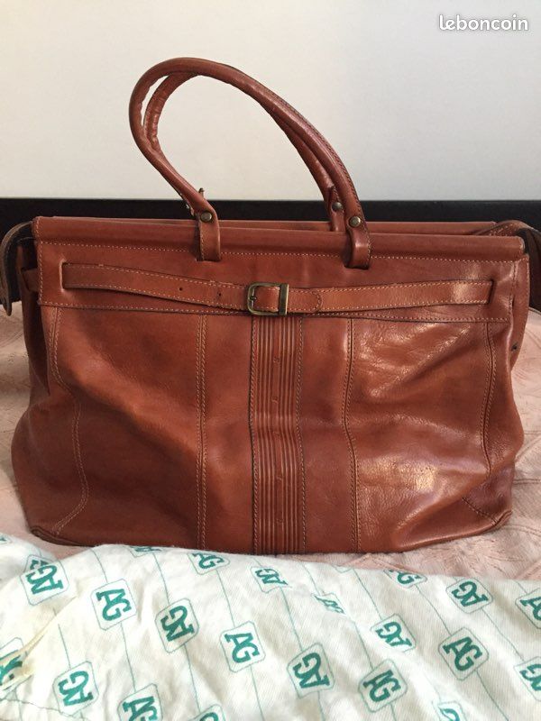 Sac cuir Alain Gros (image 1)