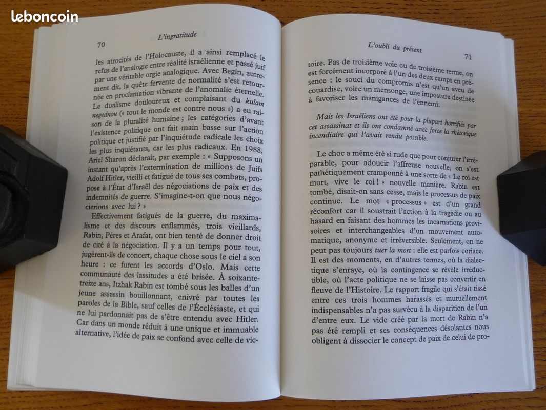 L'INGRATITUDE, Conversation sur notre Temps par Alain FINKIELKRAUT (Editions Nrf/Gallimard) (image 3)
