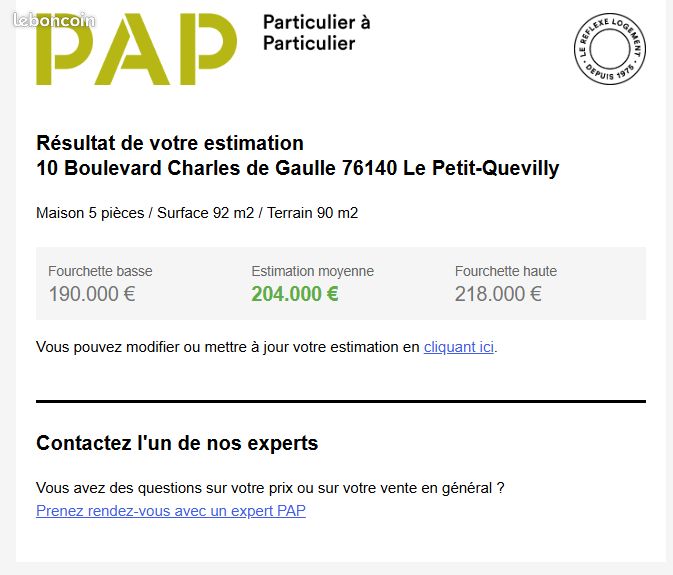 Maison 4 pièces 92 m² · à Le Petit-Quevilly · 92 m² · 197 000 €