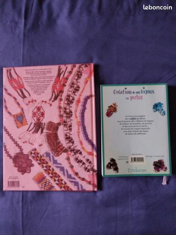 Lot De 2 Livres - Fabrication De Bijoux En Fil Et Perles