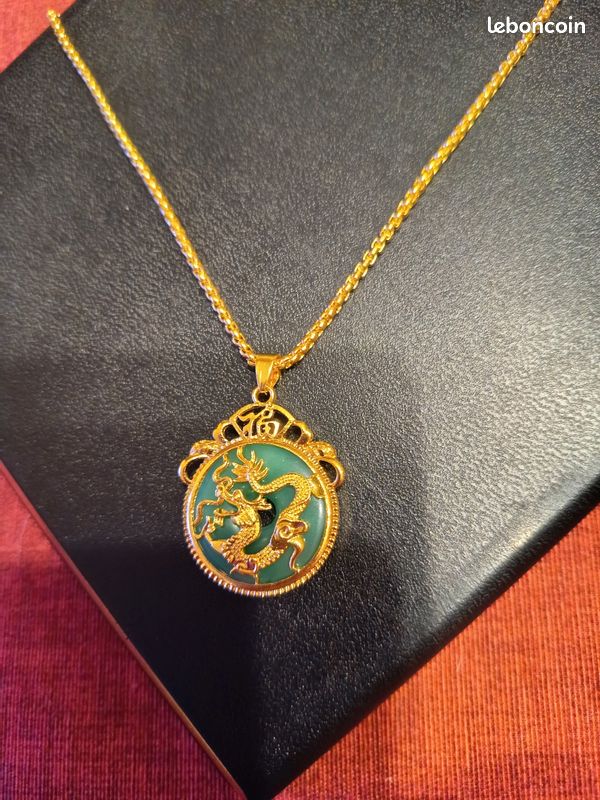 Chaine avec pendentif dragon (image 3)