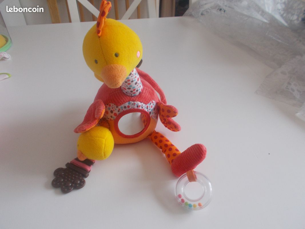 Doudou la poule éducative ebulobo a 8 euro (image 1)