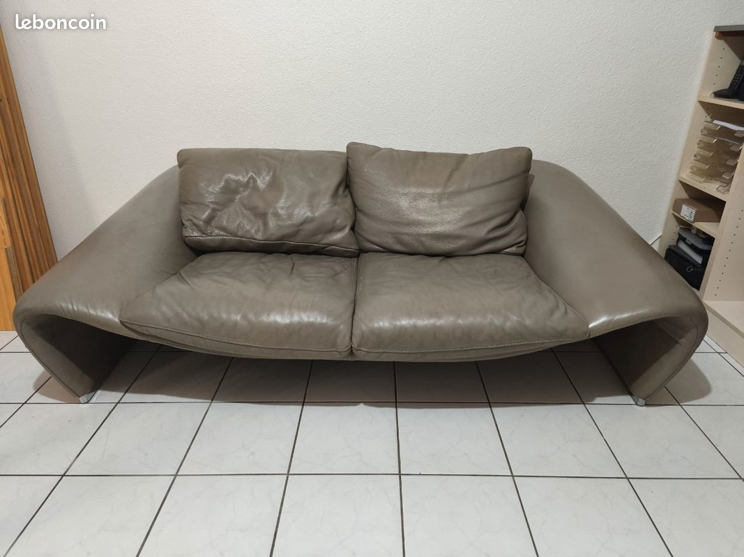 URGENT Canapé cuir château d'ax (image 5)