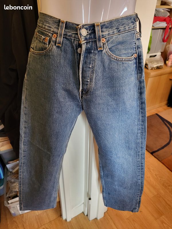 Jean Levi's 501 W26L32 femme bleu (image 1)
