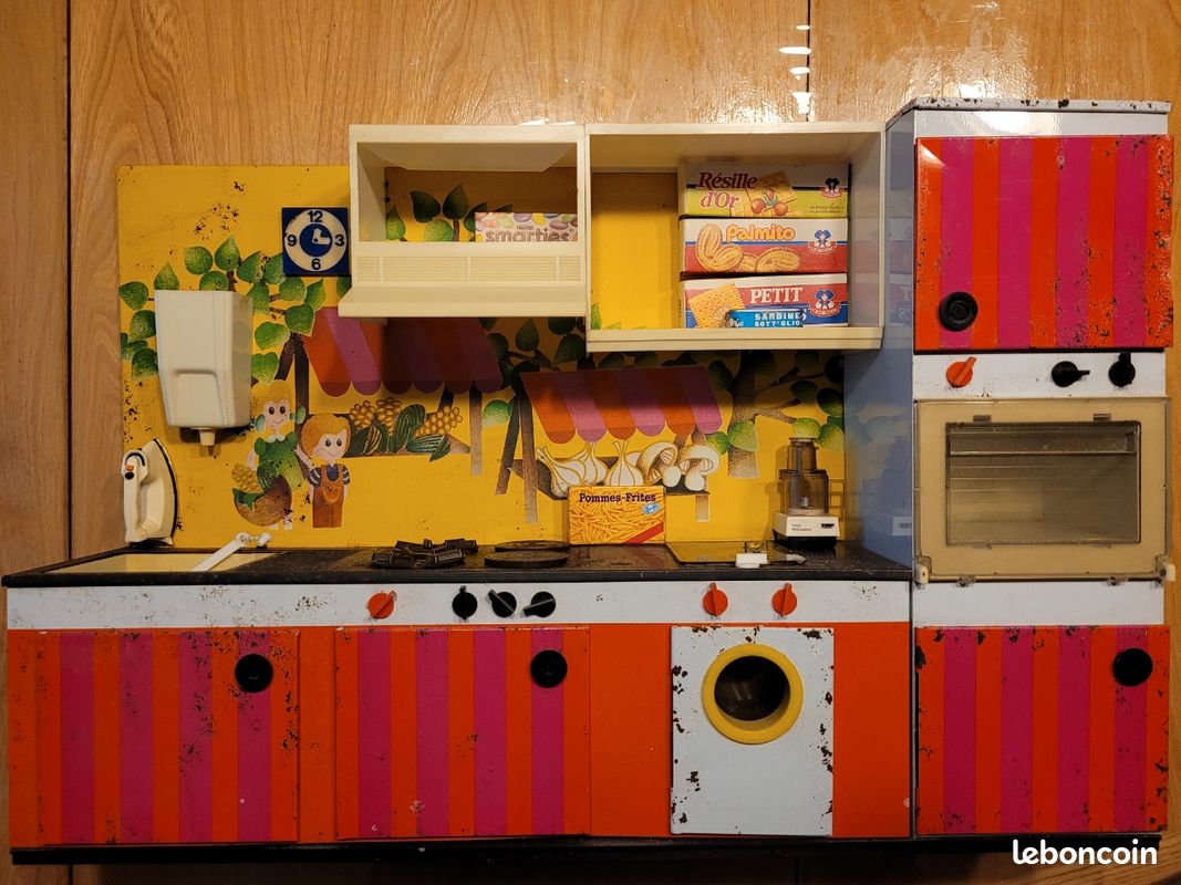 Jouet Ancien Comme Maman Cuisine Dînette Tôle
