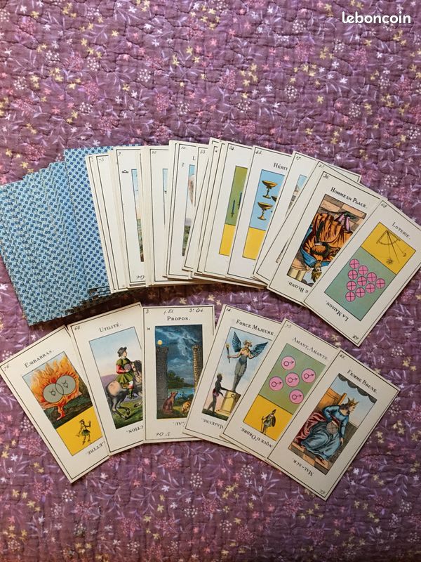 c. 1920 ♦️ JEU DE TAROT ANCIEN MULLER ♣️ Cartes à jouer