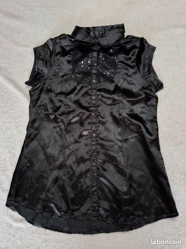 Chemise noire 12 ans (image 2)