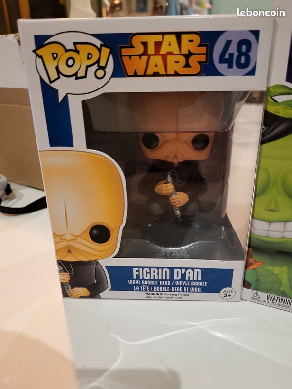 Lot de figurines Funko Pop Neuve Stars Wars Figrin d'An #48 The Simpson Comic Book Guy #832 et Marvel Hulk #840 neuve (image 2)