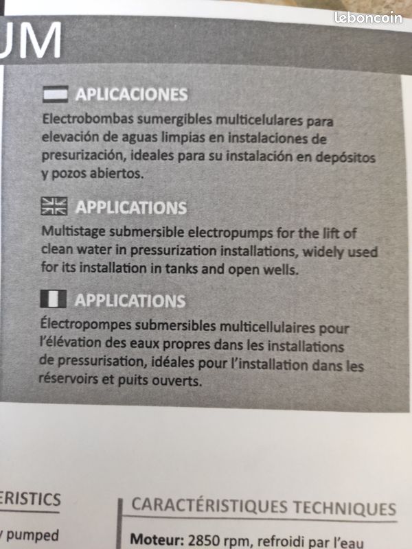 Electropompe neuve (image 3)