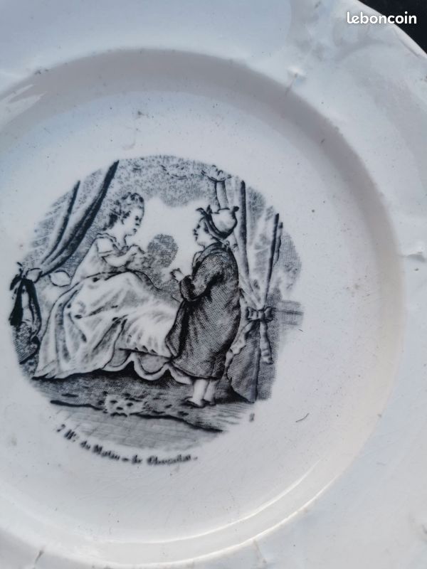 3 Assiettes ancienne (image 3)