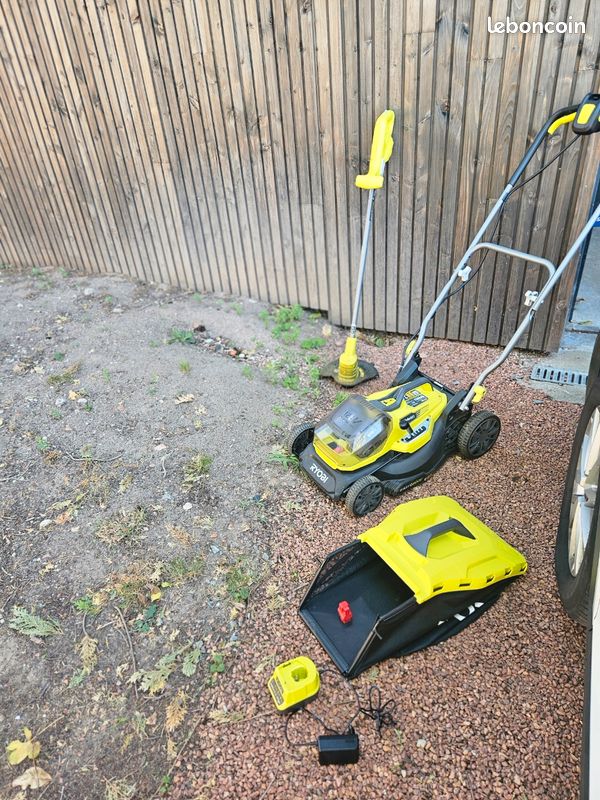 Vends tondeuse Ryobi Hybride + Rotofil Ryobi comme neufs (image 2)