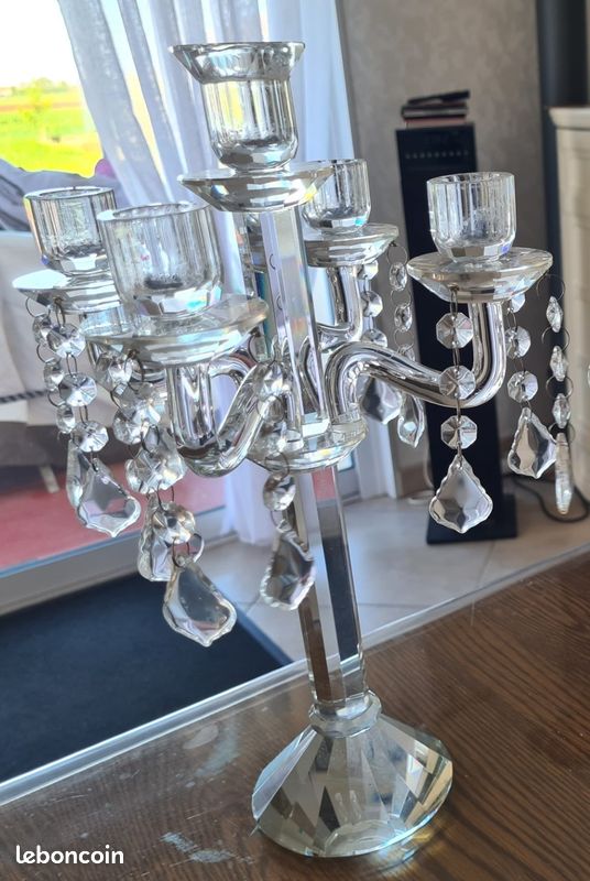 1 chandelier cristal-verre (image 4)