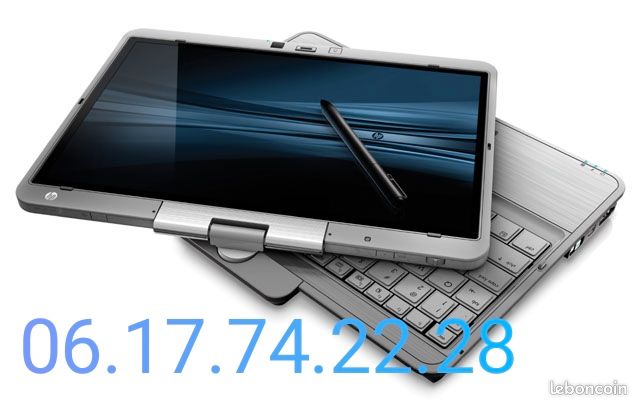 Ordinateur ultra Book tactile 12 pouces HP i5vpro (image 1)