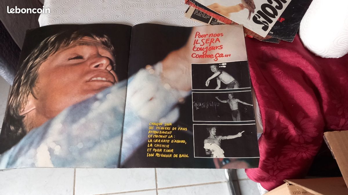 2 Journaux ici paris 1978 plus poster plus 2 disques 45T CLAUDE FRANÇOIS (image 10)