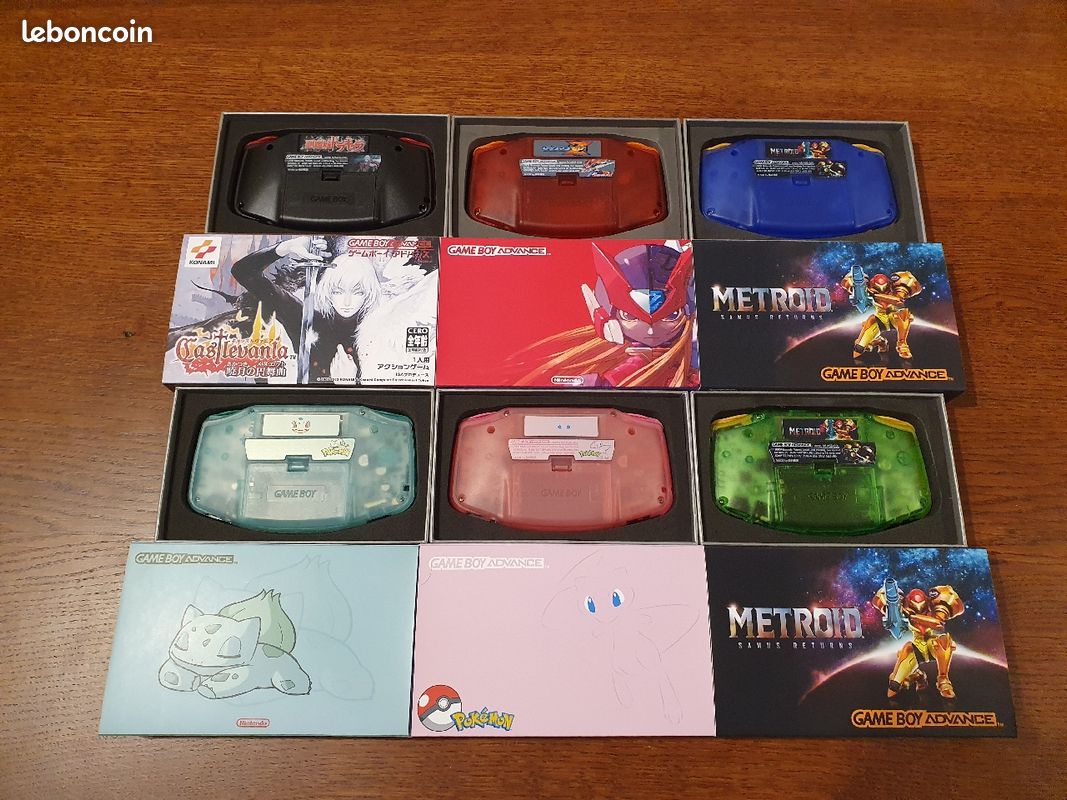 Gameboy Advance Custom en boite retro-eclairées IPS v2: Pokémon, Castlevania, Metroid, Mega Man (image 7)