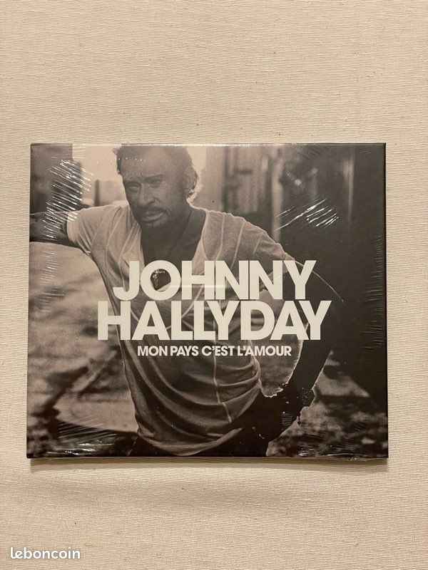 CD JOHNNY HALLUDAY mon pays c’est l’amour (image 1)