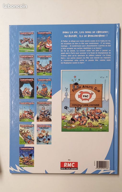 Lot de 5 "Les Rugbymen" neuves (image 7)