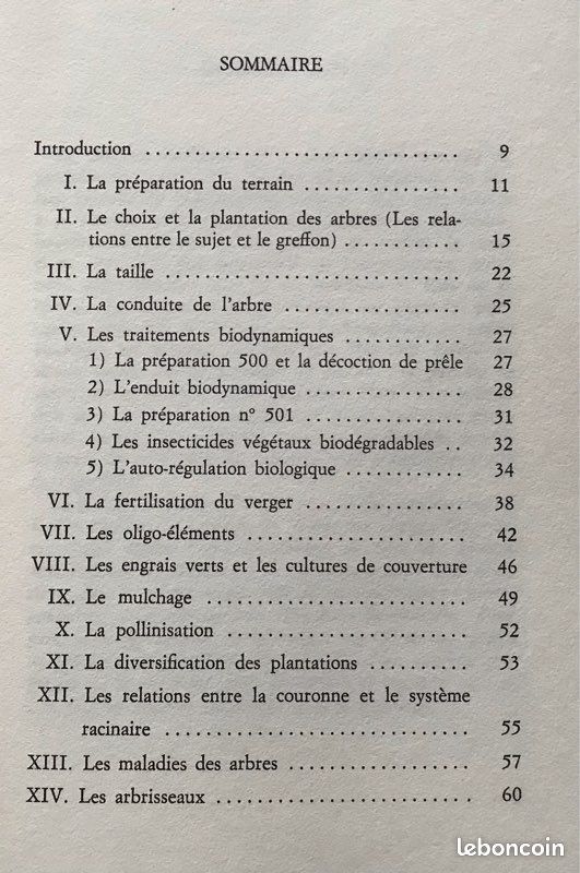 Guide Pratique pour l’application de la METHODE BIODYNAMIQUE en ARBORICULTURE - 1991 - Dr E.E PFEIFFER (image 2)
