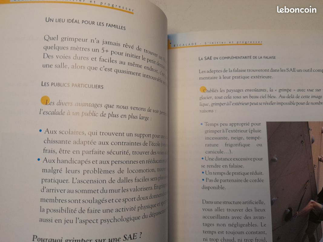 Escalade – S’initier et progresser (Éd. Amphora) – Le guide complet pour grimpeurs débutants et confirmés Un manuel de référence pour progresser en toute sécurité Reconnu pour sa clarté, sa richess (image 5)