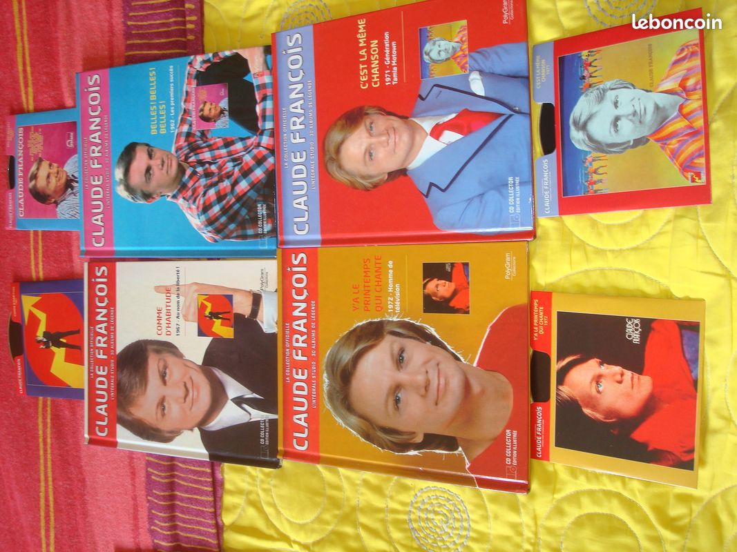 4 livres + cd claude françois pour 20 euros (image 1)