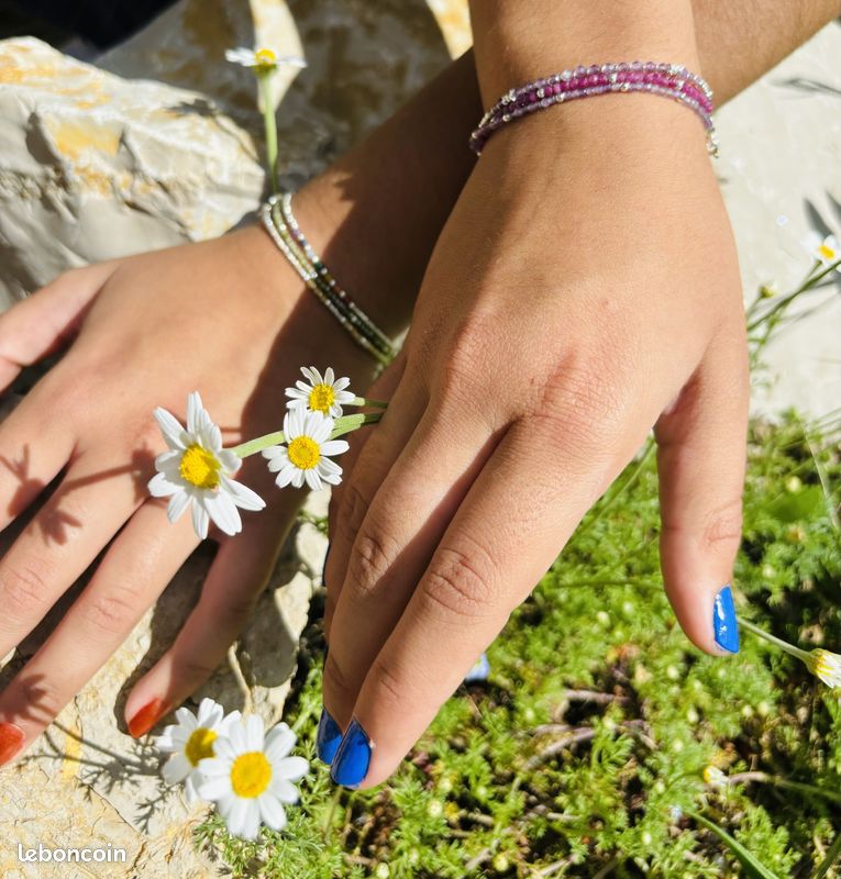 Bracelet pierres semi-précieuses (image 18)