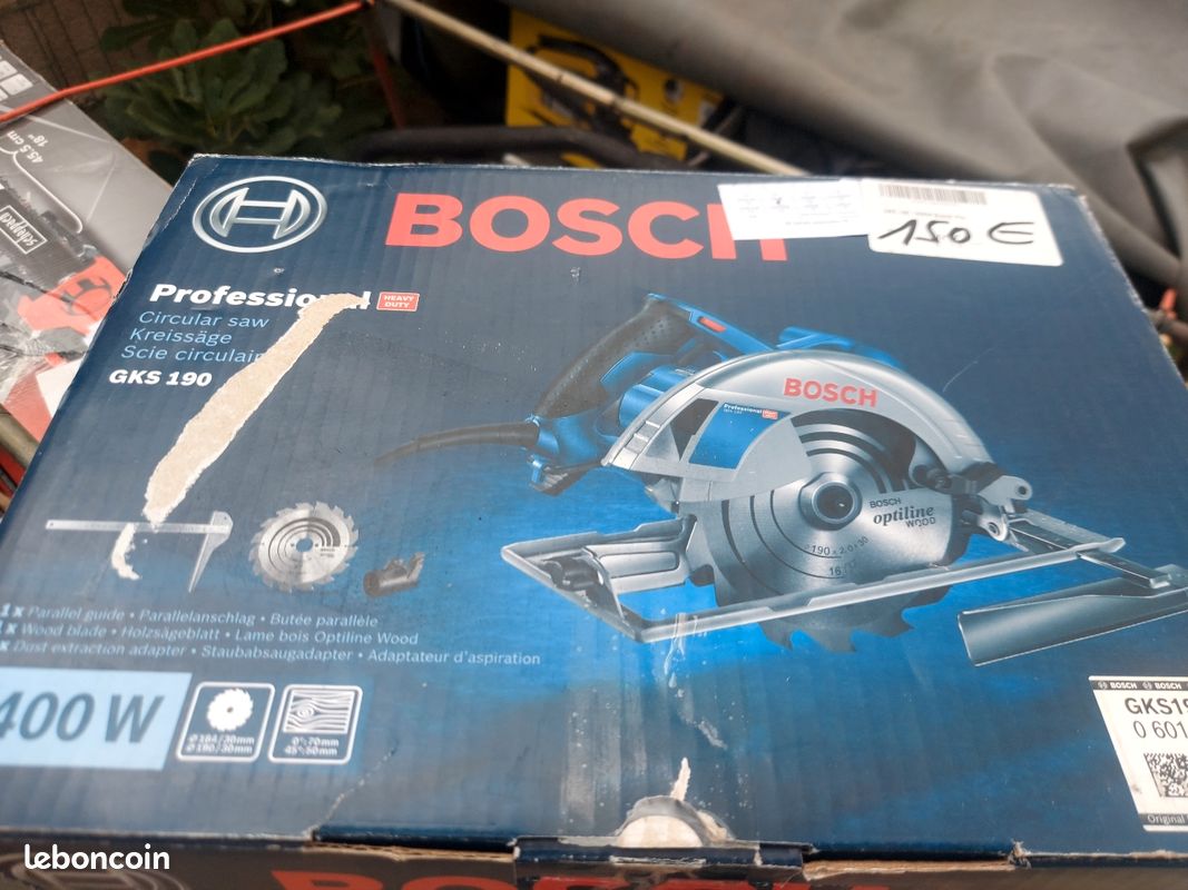 Scie circulaire BOSCH 1400w, neuve (image 2)