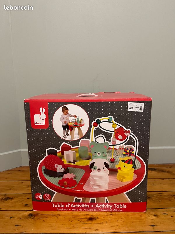 Table d'activités Baby Forest (bois) I Janod Mobilier enfant