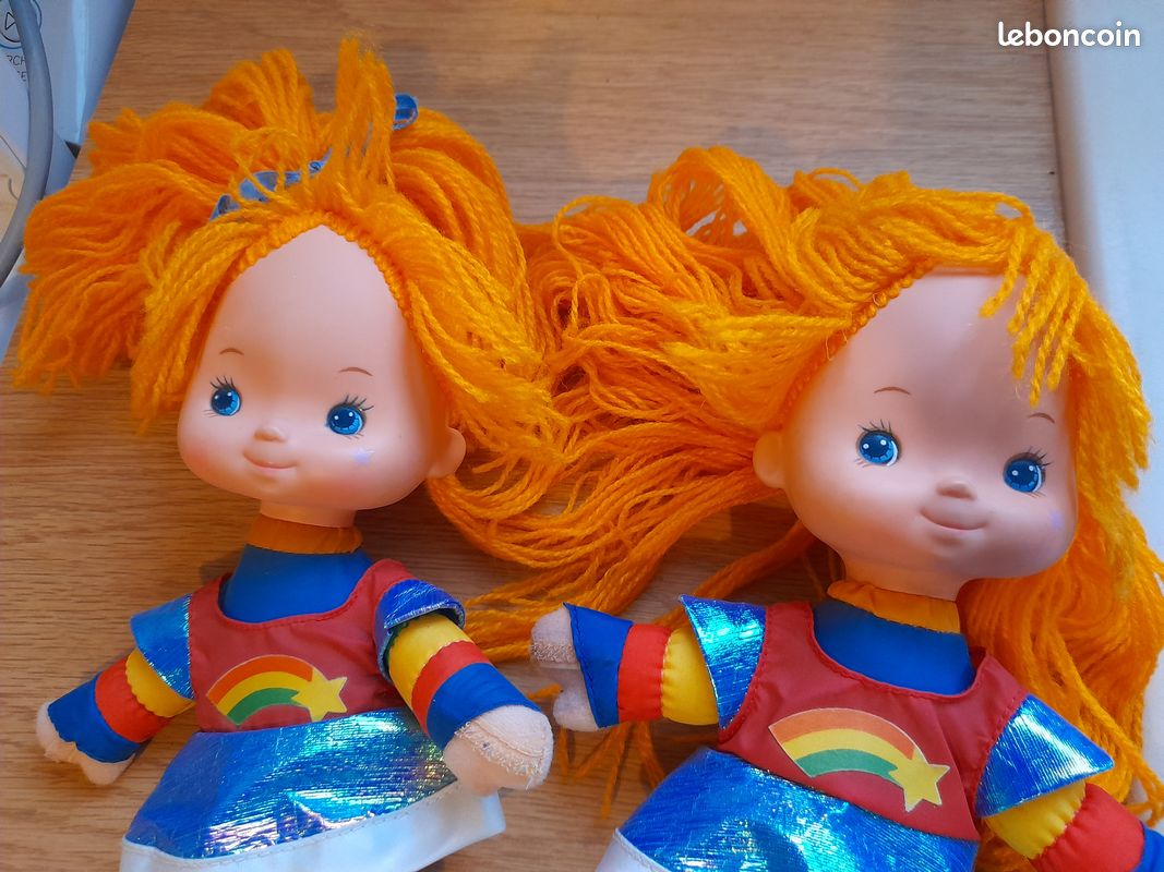 Figurine Rainbow Brite - Blondine 1983 Schleich - PVC - Occasion - Allemagne