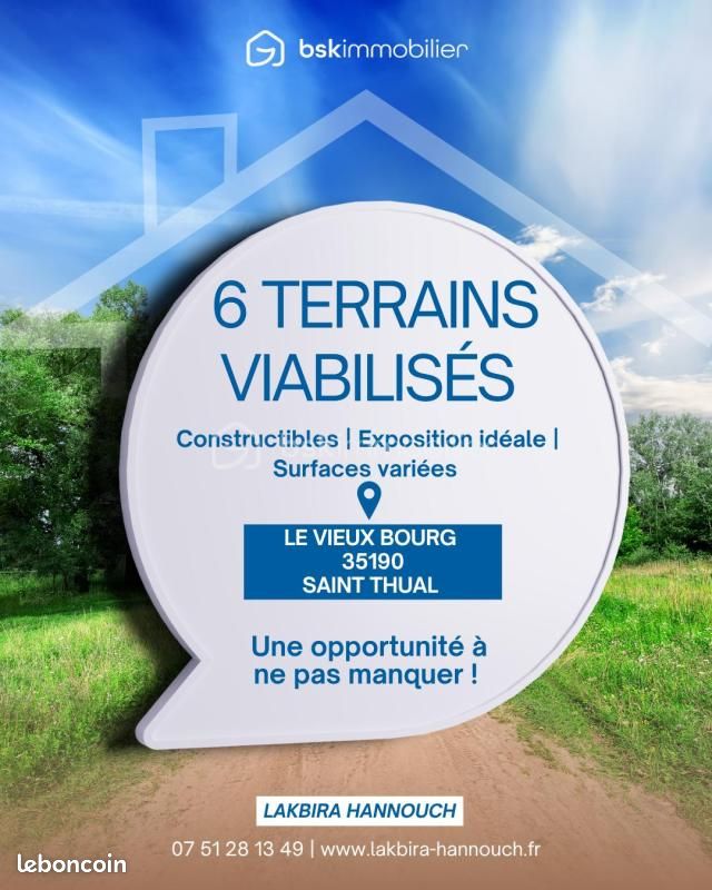 Terrain 941 m² Saint Thual · à Saint-Thual · 103 000 €