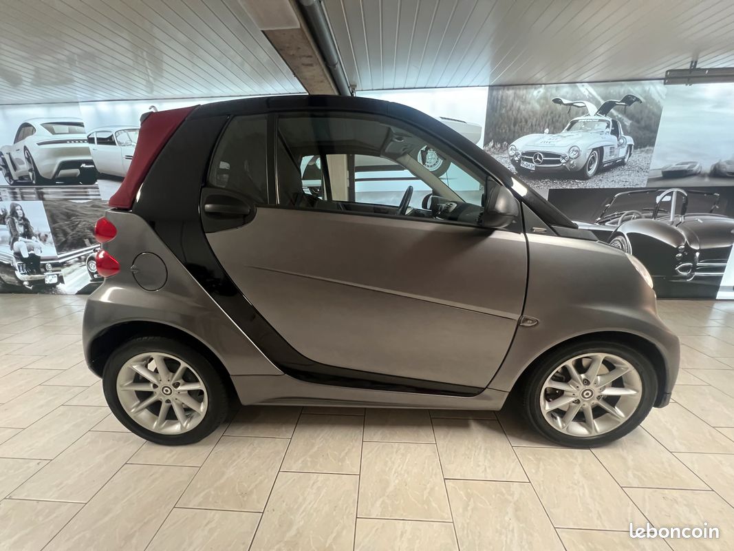 SMART Fortwo II (2) Cabrio Passion MHD 71 Softtouch - Apple CarPlay & Android auto - Feux automatiques - Pneus avant neufs - Révisée pour la vente (image 8)