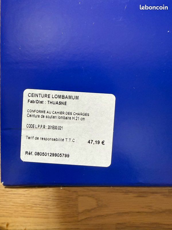 Ceinture de grossesse Thuasne Lombamum – soutien lombaire – quasi neuve (image 6)